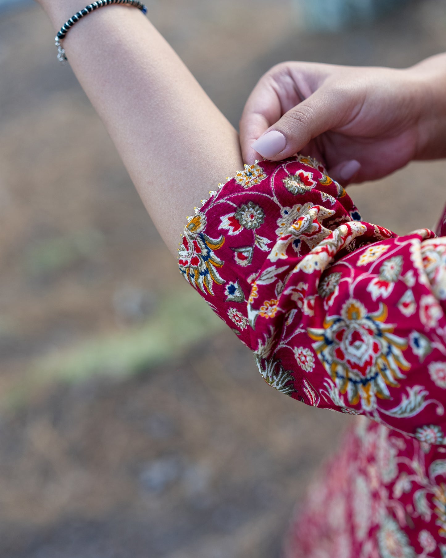 Cotton Red Color Kurti